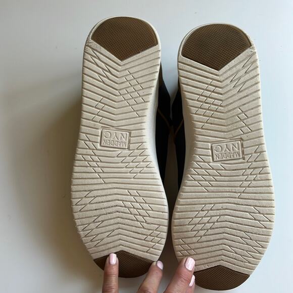 Madden NYC Men’s P-Razor Perforated Upper Lace Up Sneakers Navy Blue Size 9 - Picture 5 of 6